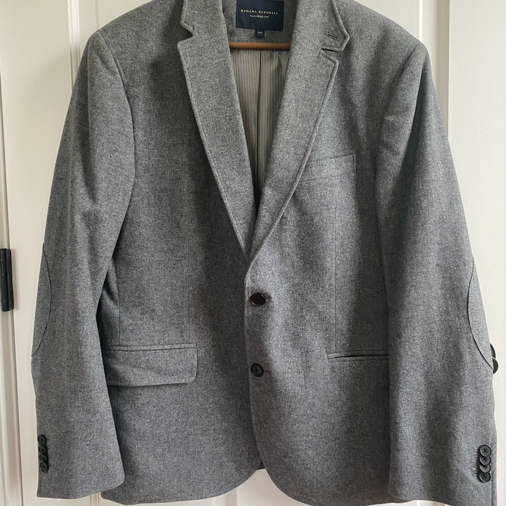 Gray Men's Blazer by Banana Republic